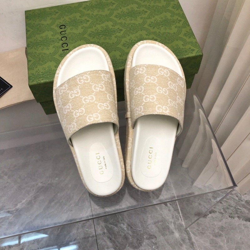 Gucci Shoes厚底拖鞋