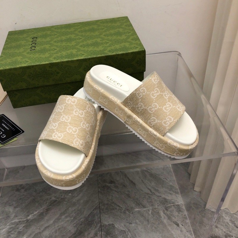 Gucci Shoes厚底拖鞋