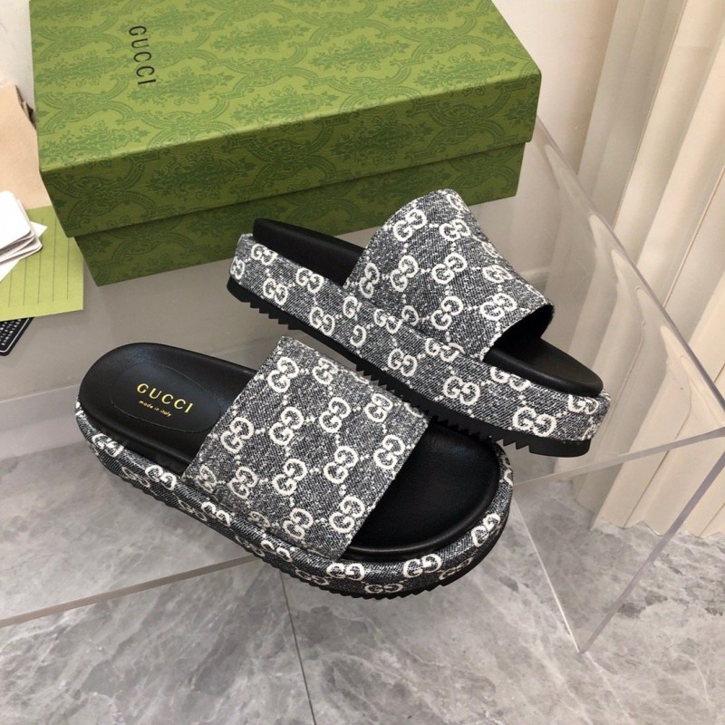 Gucci Shoes厚底拖鞋