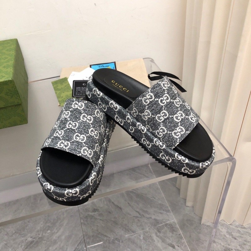 Gucci Shoes厚底拖鞋
