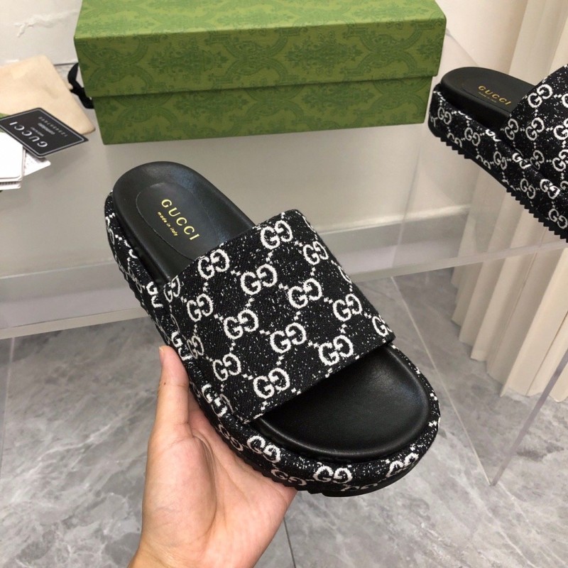 Gucci Shoes厚底拖鞋