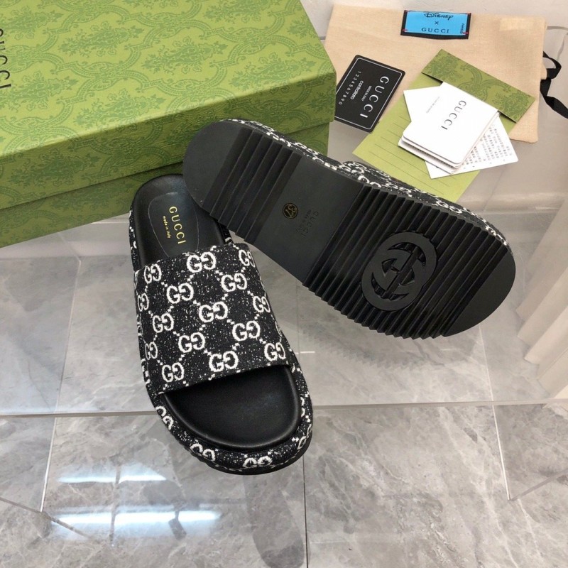 Gucci Shoes厚底拖鞋