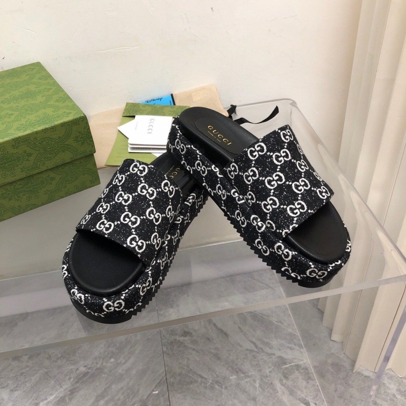Gucci Shoes厚底拖鞋