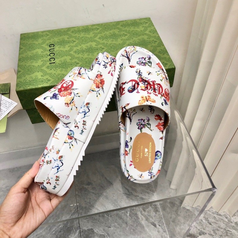 Gucci Shoes厚底拖鞋