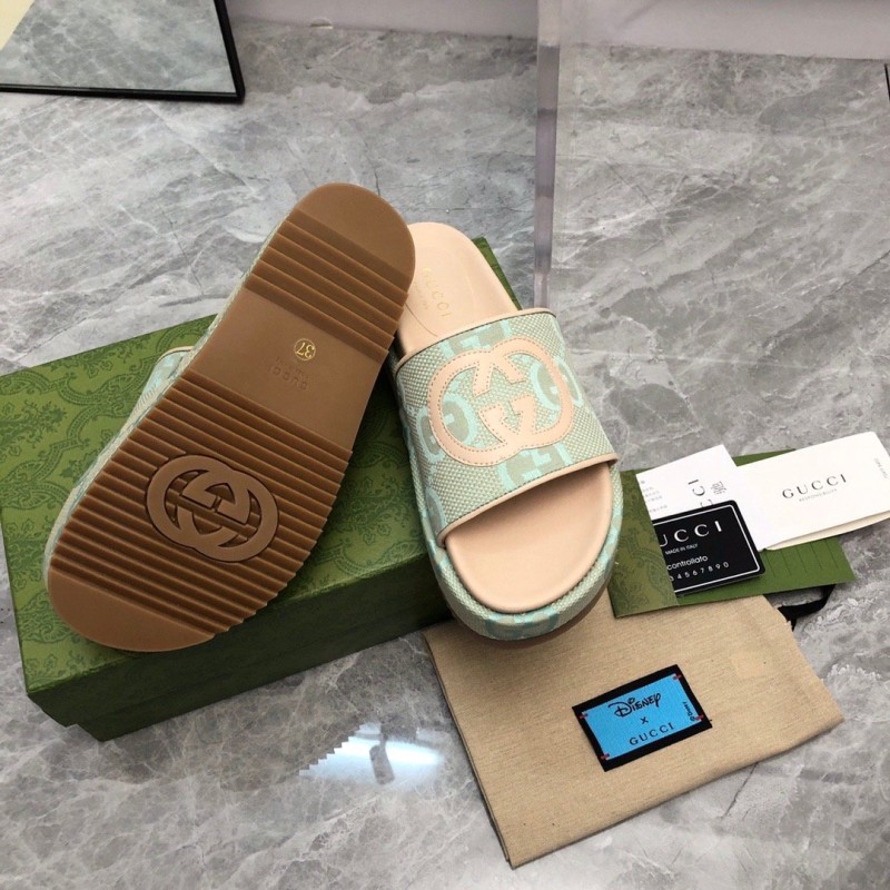 Gucci Shoes厚底拖鞋