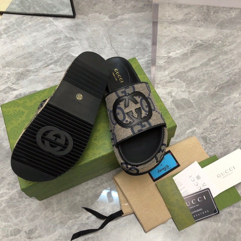 Gucci Shoes厚底拖鞋