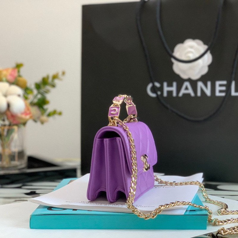 Chanel 22ss 珐琅手柄包