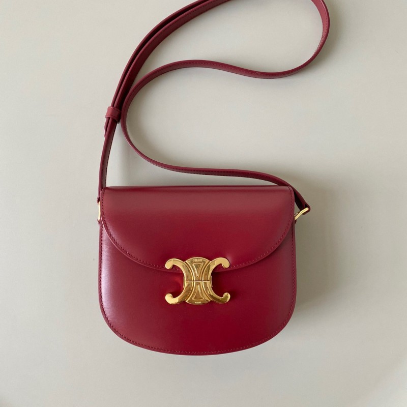 Celine 凯旋门马鞍包