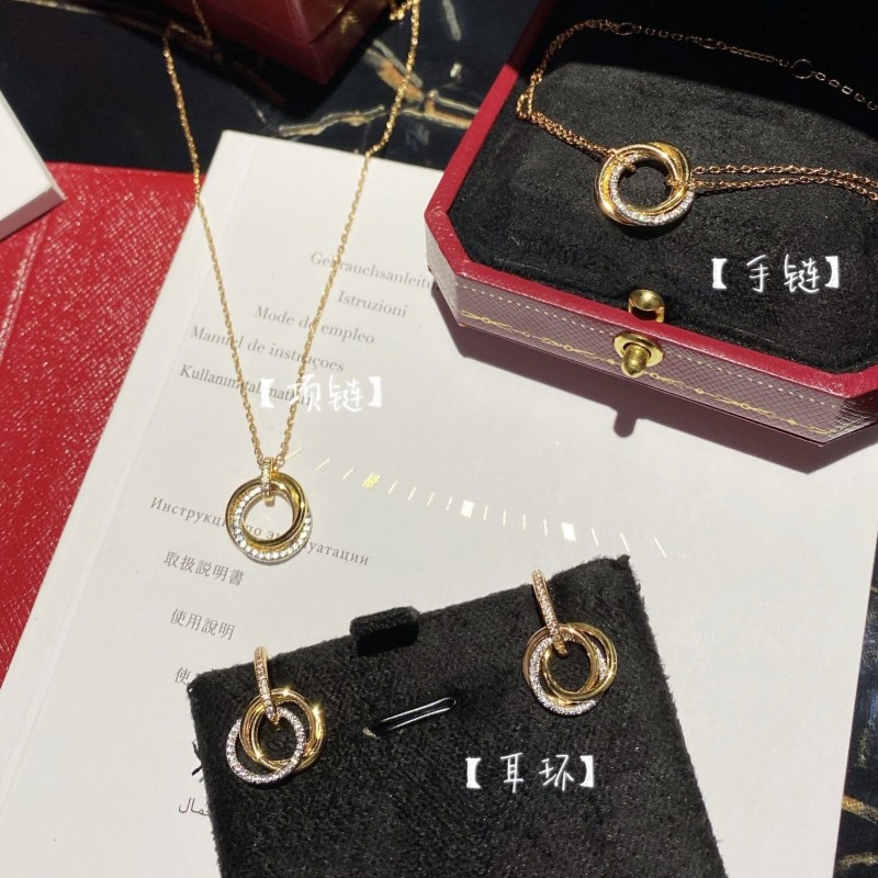 Cartier Earring,Necklace,Bracelet