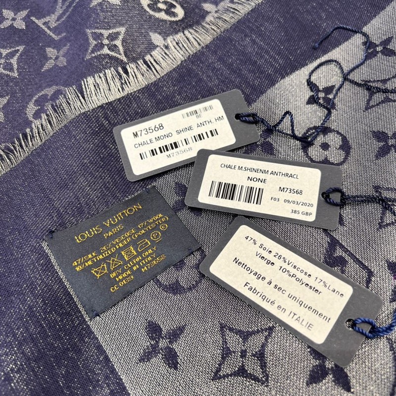 LV Shine Shawl 金丝披肩